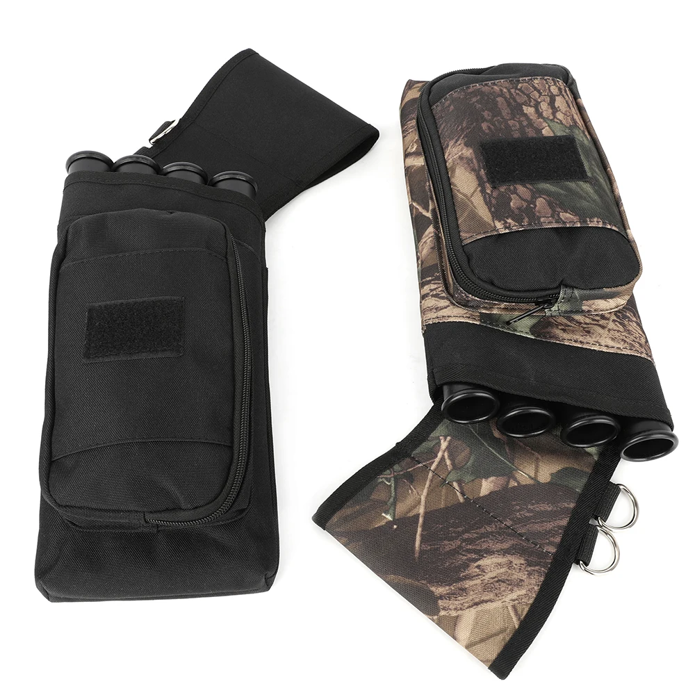 Carcaj de flecha de mano izquierda, bolsa de flecha de cintura de 4 tubos, Material de nailon, cinturón ajustable, bolsa de flecha para tiro con arco, caza, objetivo, 1 ud. - imagen 2