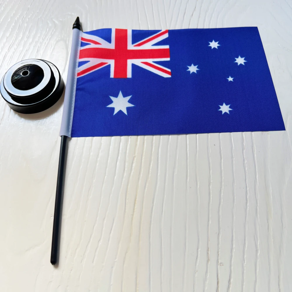 Bandera de escritorio de mesa de oficina de Australia, bandera de país de 14*21cm - imagen 4