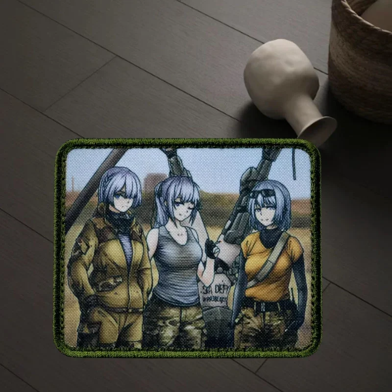 Parche "de primera línea AK15, AK12, RPK16", insignia de moral táctica, gancho y bucle impreso, mochila, ropa, pegatina decorativa, brazalete - imagen 2