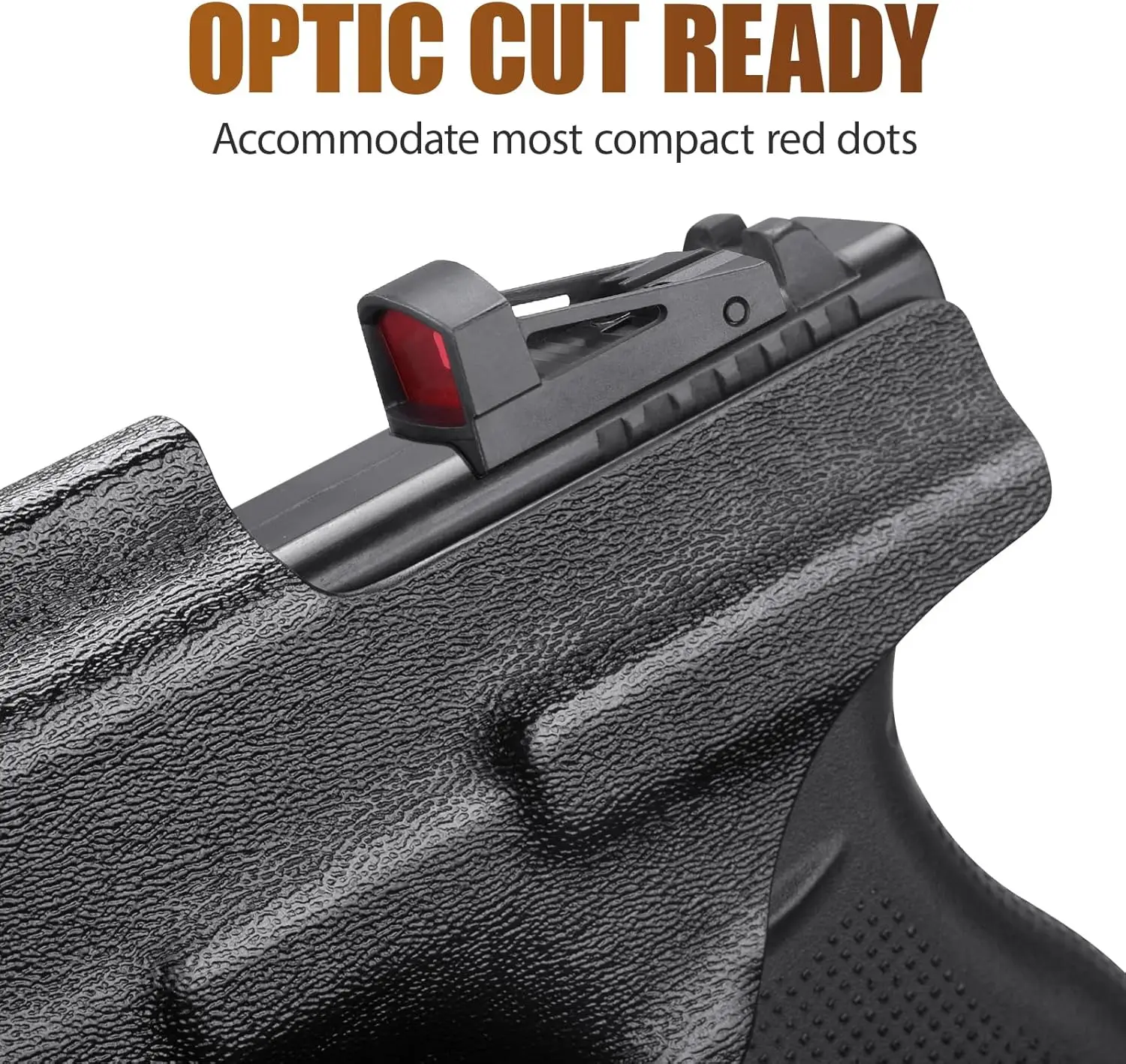 Para Glock 43X / 43X MOS / G43, funda IWB Kydex, funda de transporte oculta de apéndice, cantimiento y retención ajustables, mano derecha - imagen 4