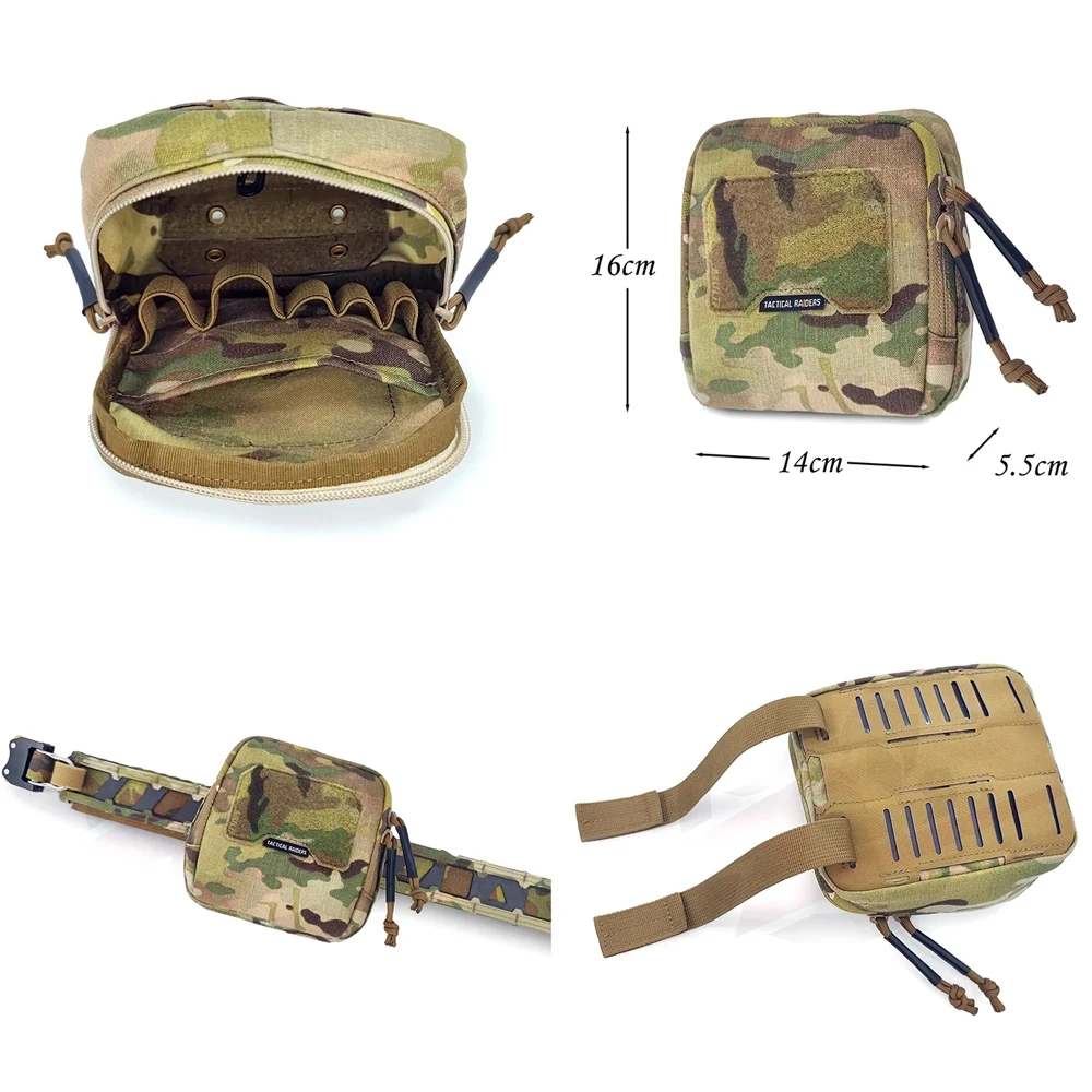 Bolsa GP estilo Agilite para exteriores, bolsa de almacenamiento plegable táctica, bolsa para artículos diversos, bolsa NVG, bolsa de almacenamiento de cintura de nailon multicolor