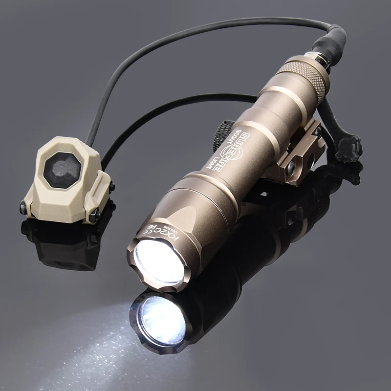 Linterna M300A M600C M300 M600 AXON, interruptor de Control remoto de presión de doble función, lámpara Airsoft, equipo de caza, luz de arma de 20MM - imagen 3