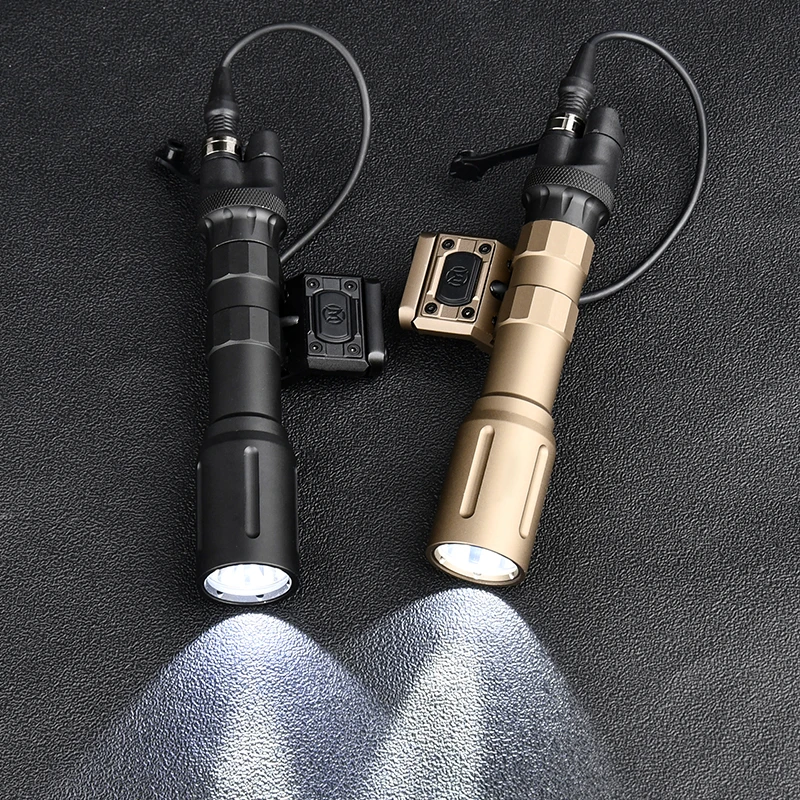 Linterna táctica PLH V2 UN Hot ModButton interruptor de presión remota para riel de 20mm de alta potencia 1300 lúmenes arma de caza Scoutlight - imagen 3