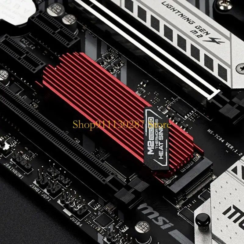 J1HC Heatsink NVME PCI-E para M.2 2280 SSD DISCO DURO SIEMPLE CIRSING ENCHIVO THERM - imagen 4