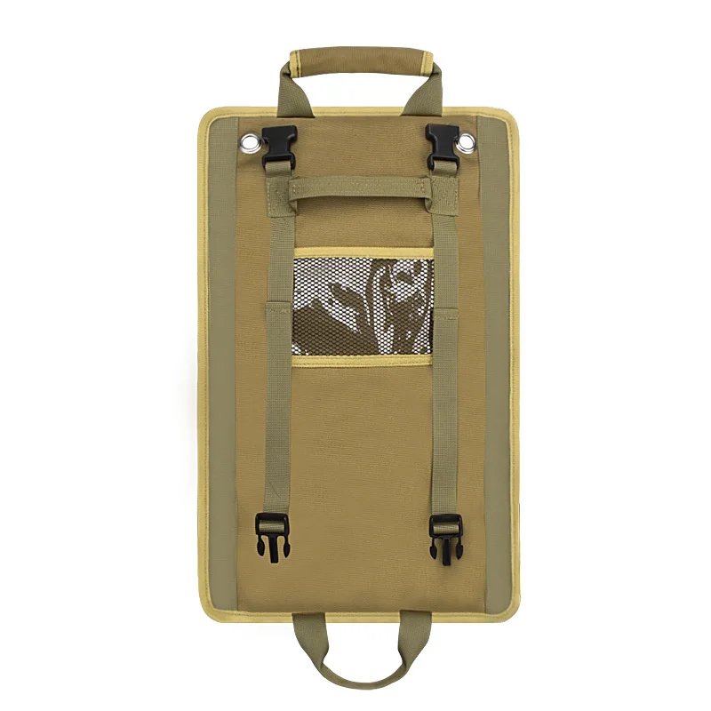 Bolsa de utilidad táctica enrollable, bolsa de almacenamiento de herramientas de Hardware plegable, bolsillo de rollo, hebilla de liberación rápida, bolsa de armero para acampar, Airsoft - imagen 4