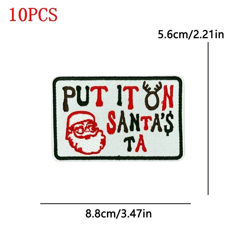 10 unids/set de parches de hierro de Jesús para ropa, parche termoadhesivo para ropa, parches bordados Y2K en sombrero, insignias de logotipo DIY para coser - imagen 3