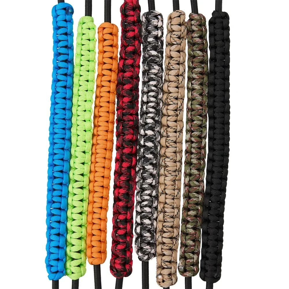 Eslinga de arco de 8 colores, eslinga de muñeca con arco, cuerda ajustable para caza con arco compuesto, accesorio de tiro para caza al aire libre - imagen 4