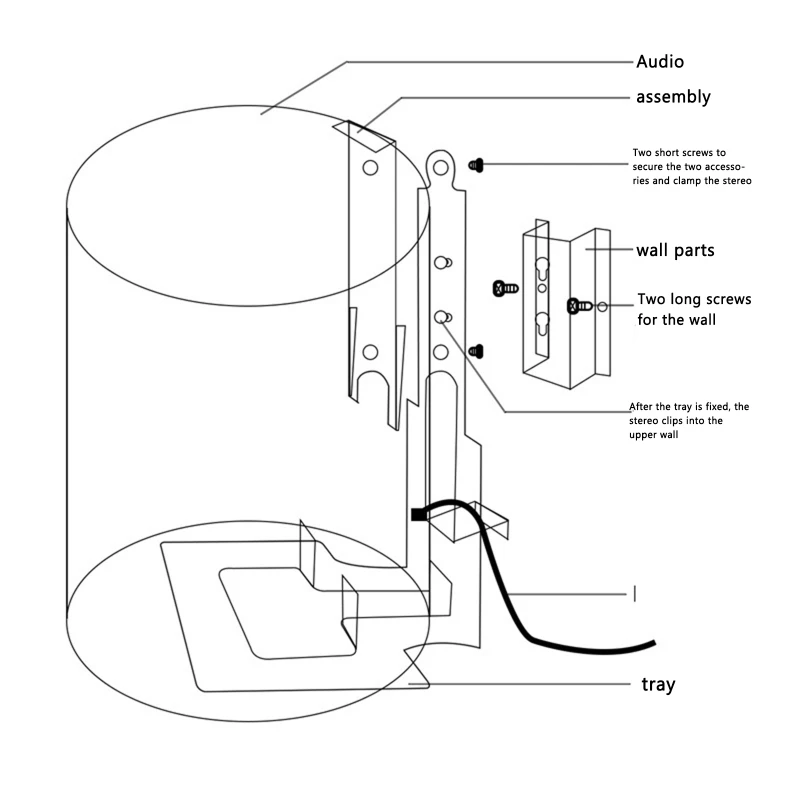 Soporte montaje en pared para altavoz Metal, soporte para altavoces one/one sl, envío directo - imagen 4
