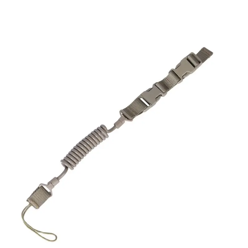 Emersongear-eslinga elástica táctica, correa de mano corta, cuerda de tiro para caza Airsoft, combate, senderismo, Camping, nailon
