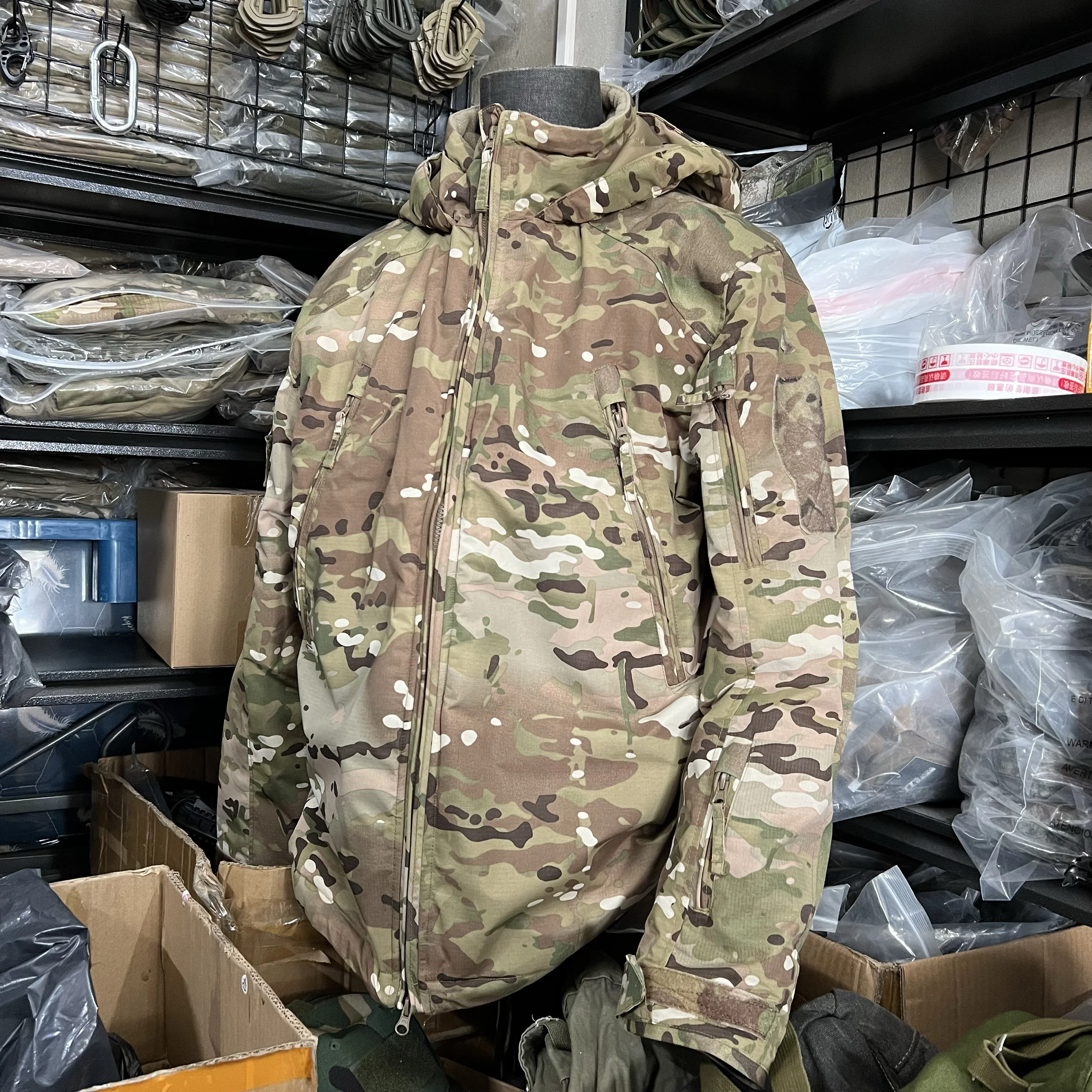 Chaqueta cálida táctica ligera de alto rendimiento para exteriores, ropa de algodón para invierno - imagen 3