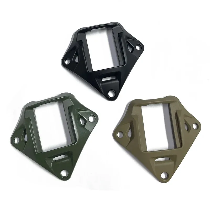 Cubierta de montaje NVG para casco táctico con 3 orificios, Base de soporte para cámara deportiva de aleación de aluminio para cascos marinos, casco rápido - imagen 5