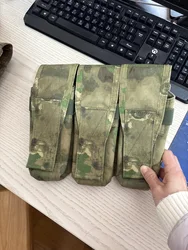 Bolsa táctica de clip triple para chaleco exterior