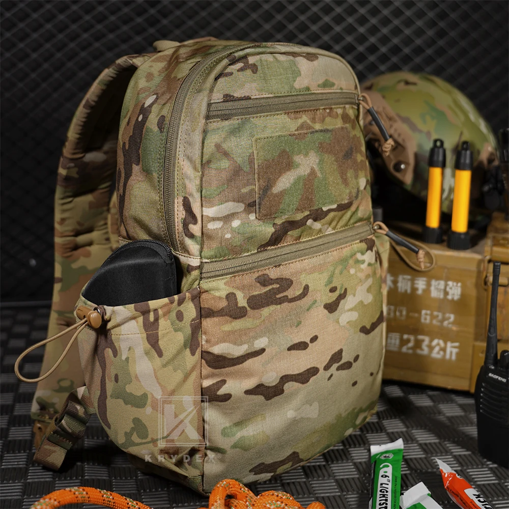 Mochila táctica KRYDEX de 14L, mochila táctica EDC para exteriores, viaje, senderismo, deporte, caza, mochila ligera impermeable - imagen 3