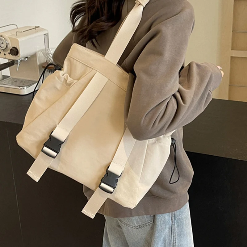 Bolso de hombro de tela suave para mujer, bolso deportivo para gimnasio, Yoga, Fitness, viajes al aire libre, Camping, senderismo, bolso grande, bolsos cruzados - imagen 4