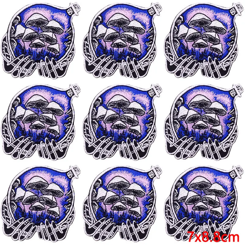 Parche bordado de setas para planchar, parches termoadhesivos para ropa, insignias de parche Fusible de Hip Hop, 10 unidades por lote - imagen 4