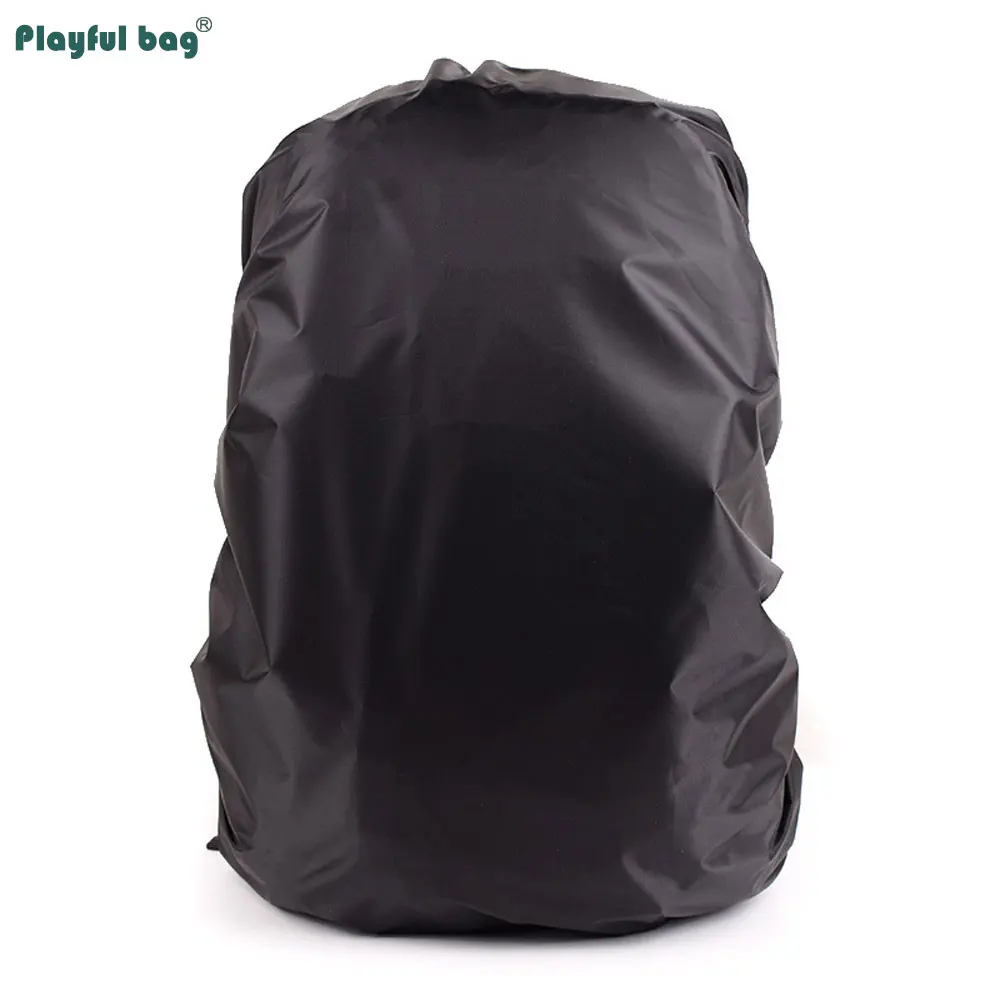 Mochila negra de 10-80L, cubierta para la lluvia, práctica bolsa para exteriores, cubierta impermeable, protección contra el polvo, bolsa de viaje ligera, escudo AVA313 - imagen 5