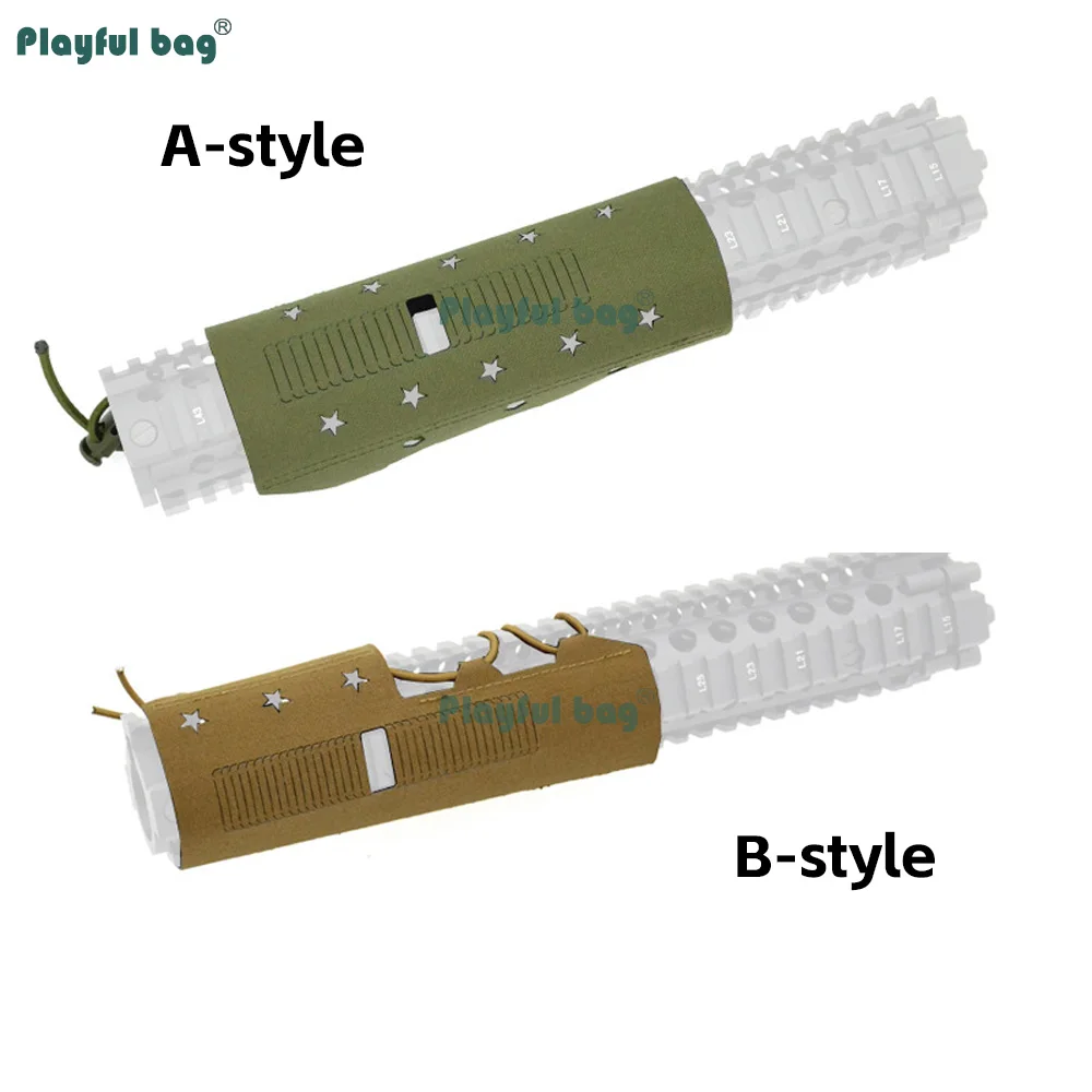 Paño protector de manos Universal para riel táctico, cubierta de protección resistente al desgaste para M4 KAC MCX HK416 AR15, accesorio Airsoft AQB225 - imagen 4