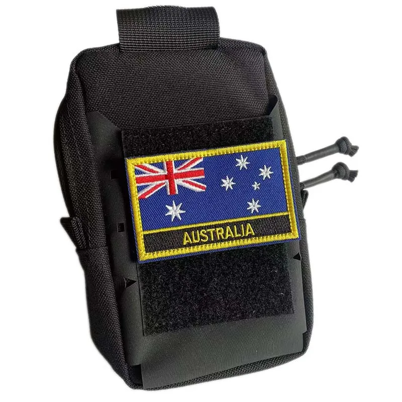 Parche táctico militar bandera Australia bordado PVC reflectante IR - imagen 5