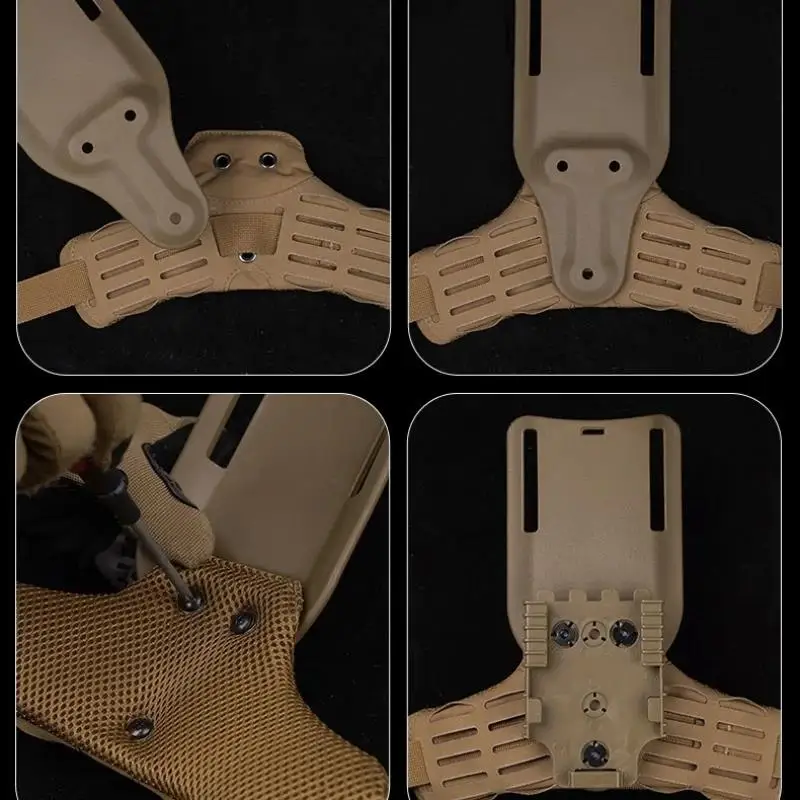Funda táctica Glock 17 con luz – Sistema MOLLE y ALS - imagen 5