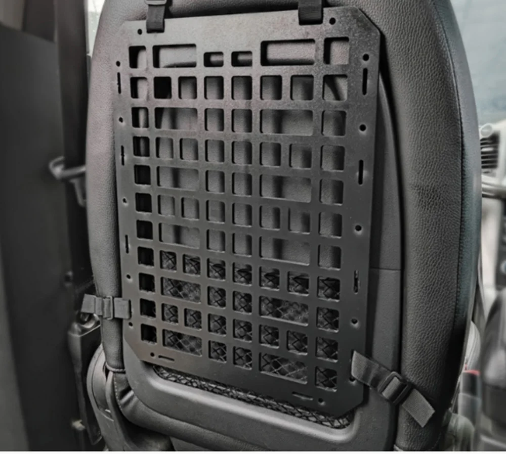 Panel de inserción de Airsoft Molle para asiento de coche, organizador táctico, equipo de vehículo, tablero de PP para caza, tiro, Paintball - imagen 4