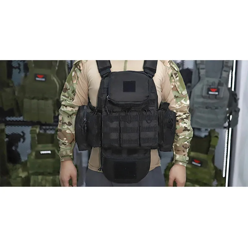 Yakeda nuevo chaleco táctico multifuncional de camuflaje equipo de chaleco al aire libre chaleco táctico chaleco de entrenamiento