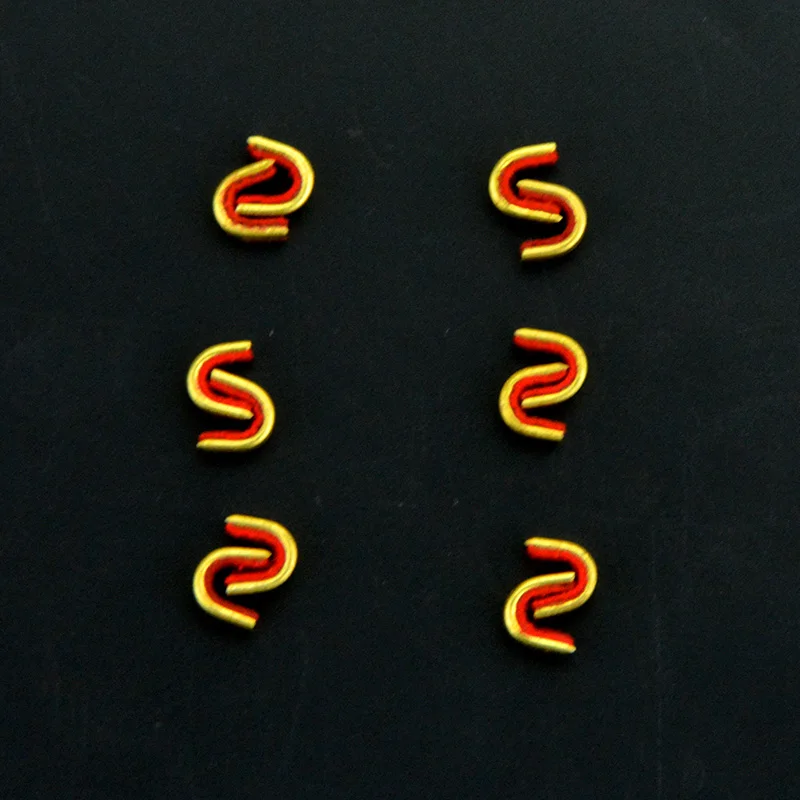 Juego de Clips de hebilla de latón para tiro con arco, hebillas de cobre con Protector de puntos nocturnos para accesorios de caza al aire libre, 6 piezas - imagen 5