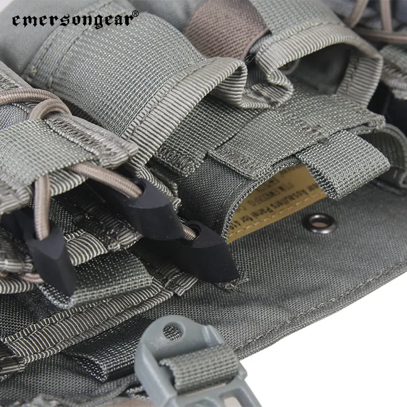 Emersongear-Panel de ataque táctico para chaleco táctico 419 420, portador de placa 5,56, Panel de bolsa para pistola, equipo de caza y senderismo, nailon FG - imagen 3