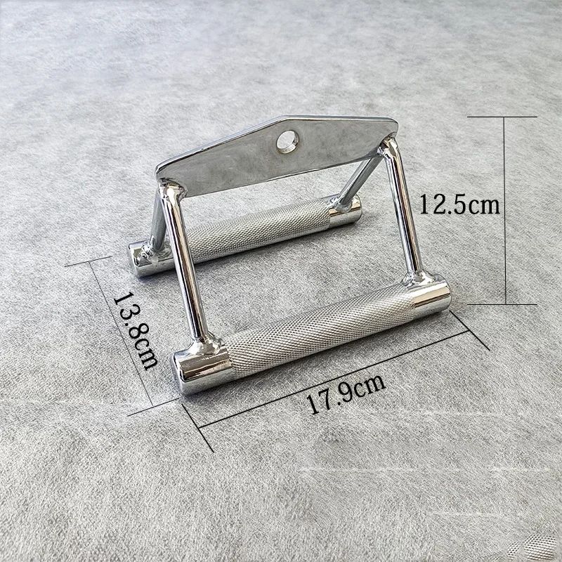 Barra extraíble Lat, mango de Fitness, galvanoplastia sólida, barra de tracción hacia atrás, ejercicio muscular de tríceps, barra en T de remo sólida