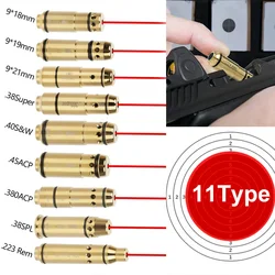 9mm/9*19mm/.40S y W/.38SPL/.223Rem/.380ACP cubierta de interruptor de cartucho de entrenador láser entrenamiento láser cubierta de culata de bala interruptor trasero