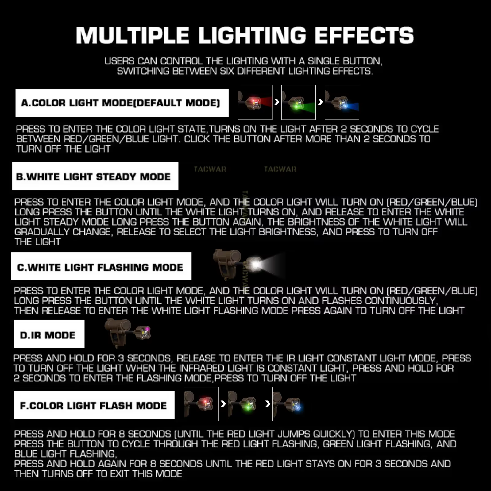MPLS Charge 4.0 luz táctica para casco caza y airsoft - imagen 2