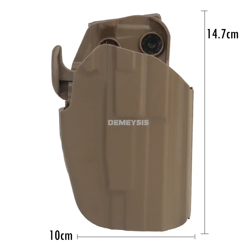 Funda para pistola de caza al aire libre, mano derecha, combate táctico, pistolas de tiro, funda de cintura para GLOCK 19 23 29 32 38 H & K P30 9mm - imagen 3