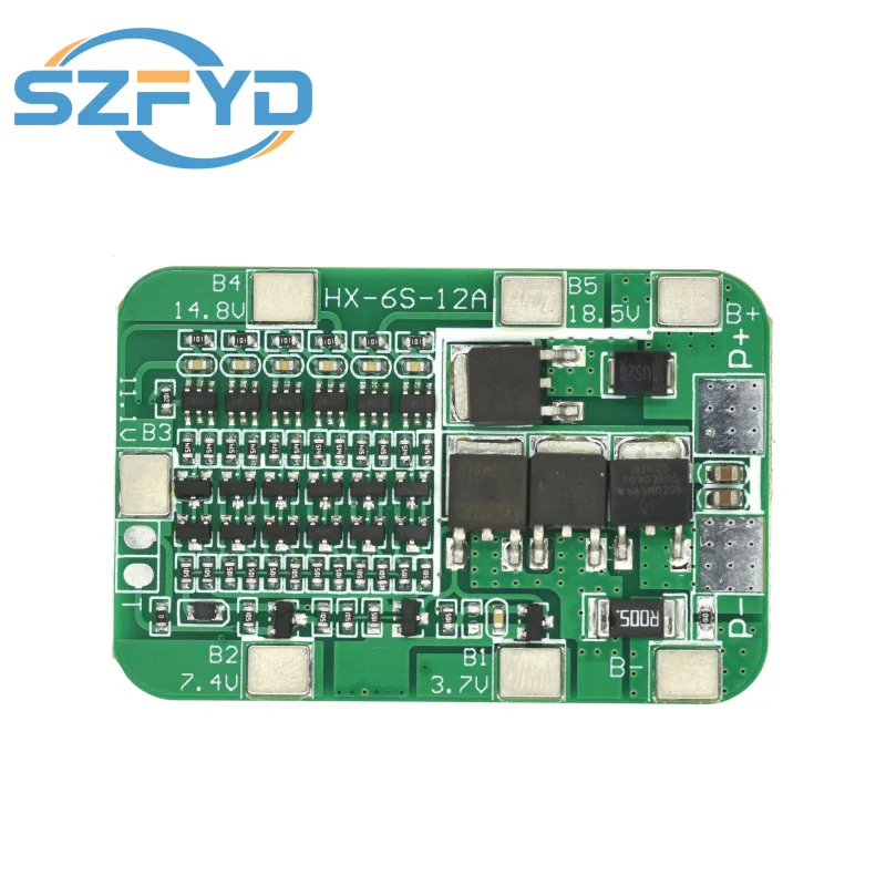 BMS 6S 15A 24V para 6 celdas 18650 - Placa de proteccion Li-ion - imagen 5