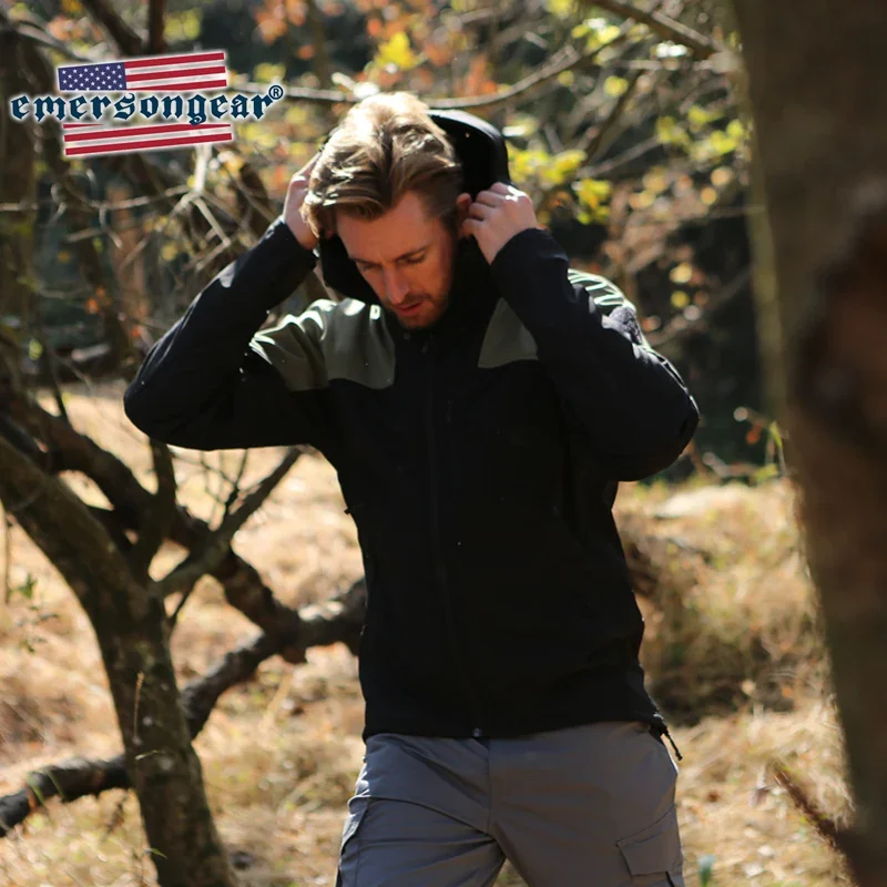 Emersongear, chaqueta con forro para hombre, chaqueta exterior interior 3 en 1, abrigo cálido de invierno con forro polar táctico a prueba de viento, prendas de vestir exteriores - imagen 3