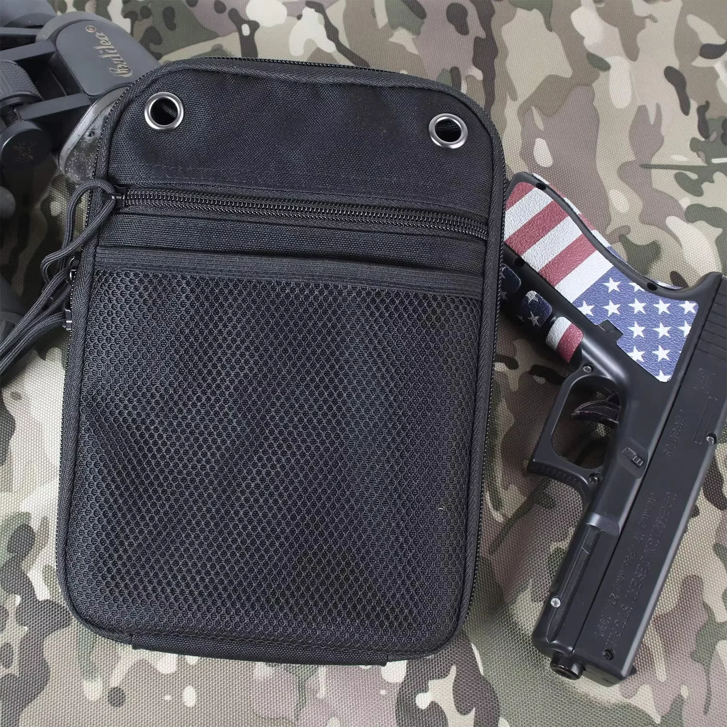 Molle-funda táctica oculta para pistola, bolsa EDC para revistas para pistolas universales, funda de transporte, riñonera de cintura - imagen 4