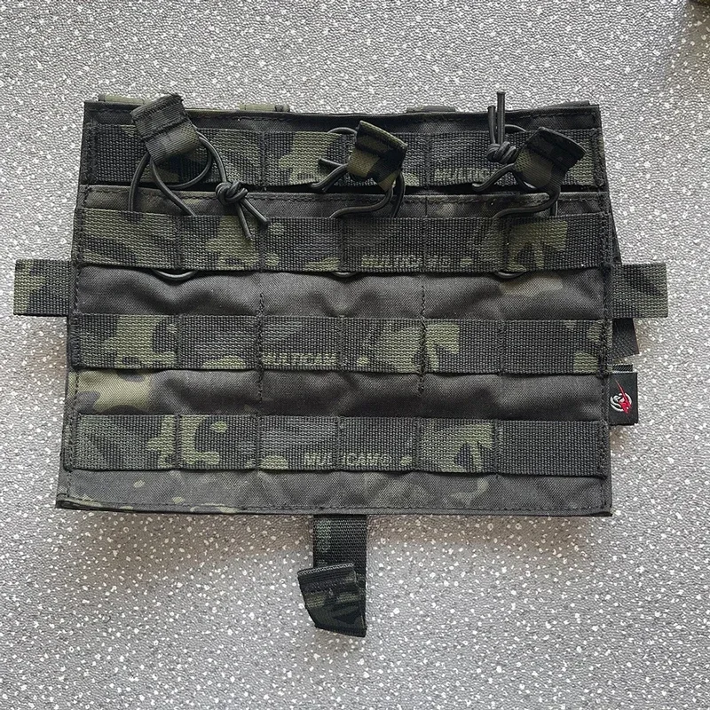 Bolsa táctica MOLLE Panel TRI para AVS JPC2.0, chaleco portador de placa con solapa frontal desmontable, Panel frontal, accesorios Airsoft - imagen 3