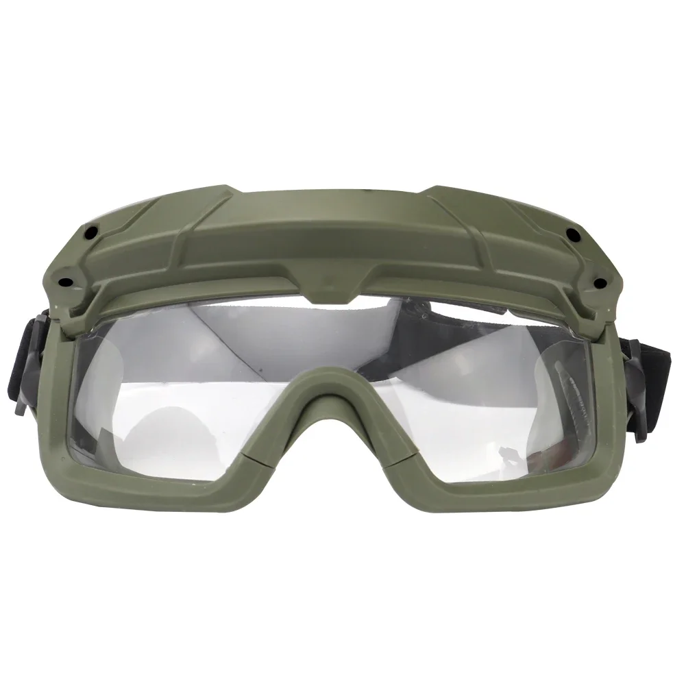 Gafas tácticas para casco rápido para exteriores, gafas protectoras para Airsoft y Paintball, gafas de sol deportivas para hombre, gafas antiniebla a prueba de viento - imagen 3