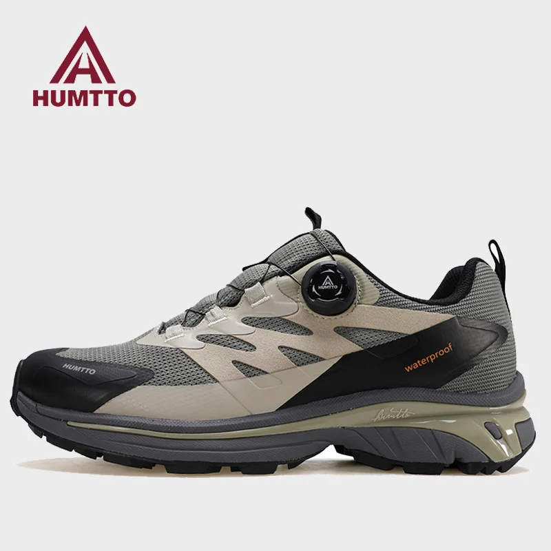 Zapatos de senderismo HUMTTO para hombre, zapatos todoterreno ligeros y transpirables para viajes al aire libre, zapatos deportivos informales para escalar al tobillo para mujer, zapatos de trekking