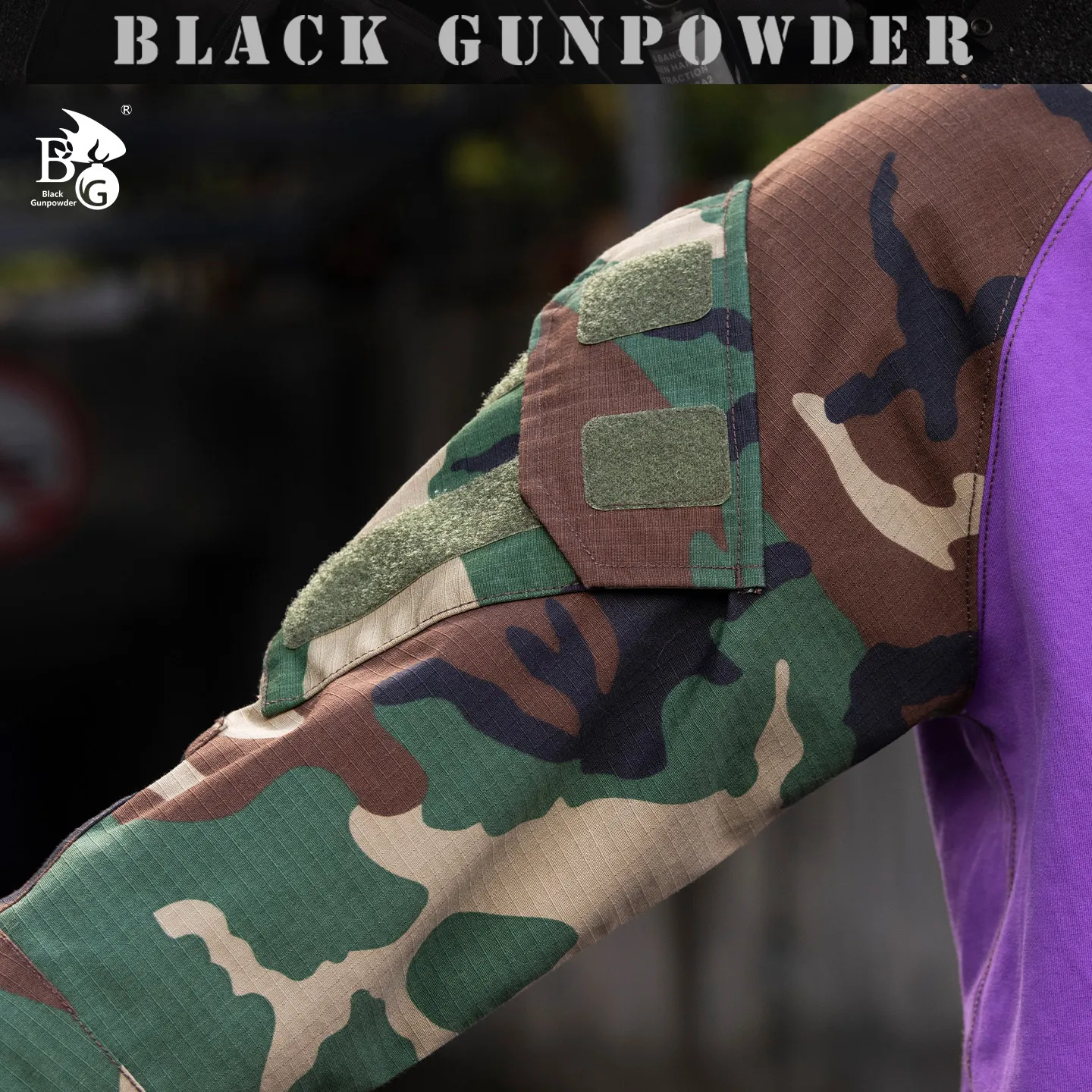 Sudadera táctica camuflaje jungla elástica forro antidesgarro - imagen 5