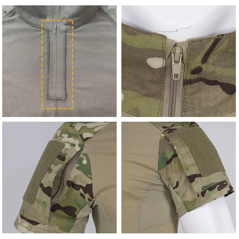 Camiseta táctica camuflaje CP transpirante – Caza y outdoor - imagen 2