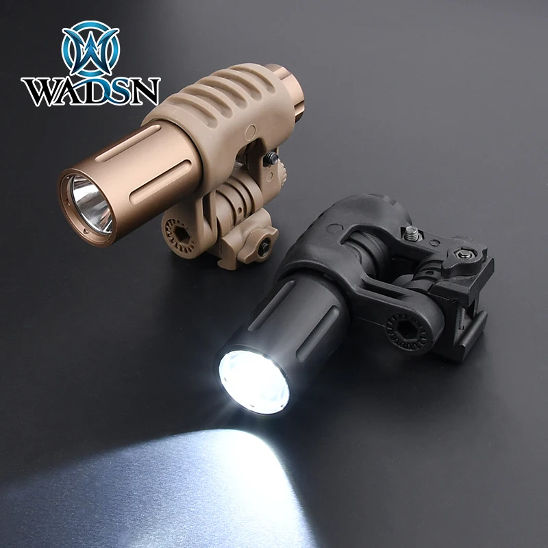WADSN-luz de arma de mano PLHv2 táctica de Metal, linterna de lucha de caza al aire libre, pistola, linterna portátil, accesorio para casco - imagen 2