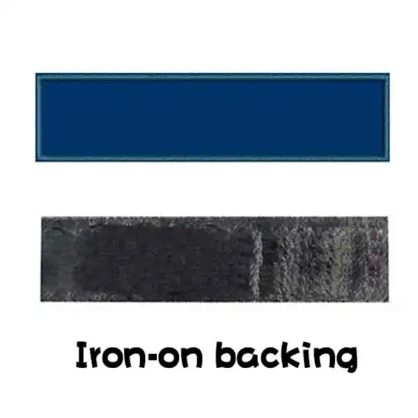navy blue IRON-ON