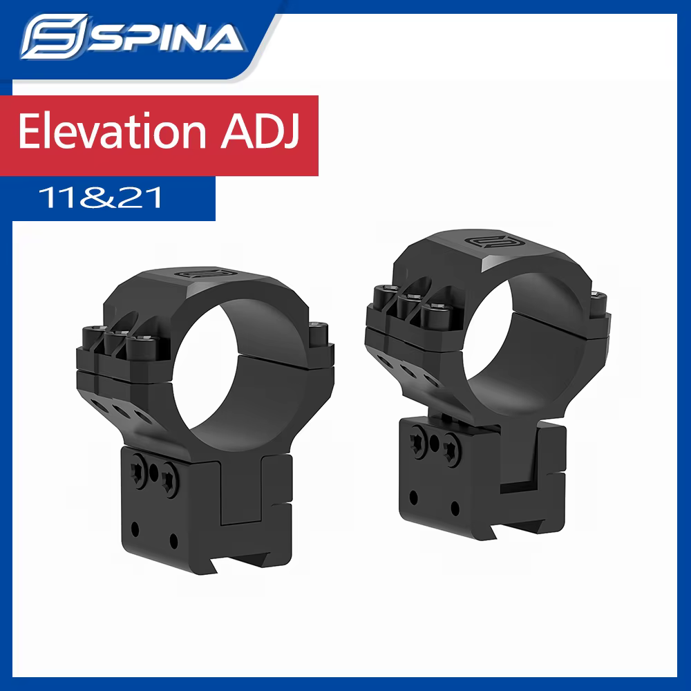 Spina Optics anillas elevación tácticas 30mm ajustables Picatinny
