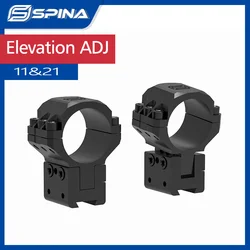 Spina Optics anillas elevación tácticas 30mm ajustables Picatinny