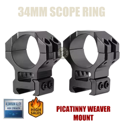 Shooin Optics Anillo Montaje Mira 34mm Riel Picatinny 20mm