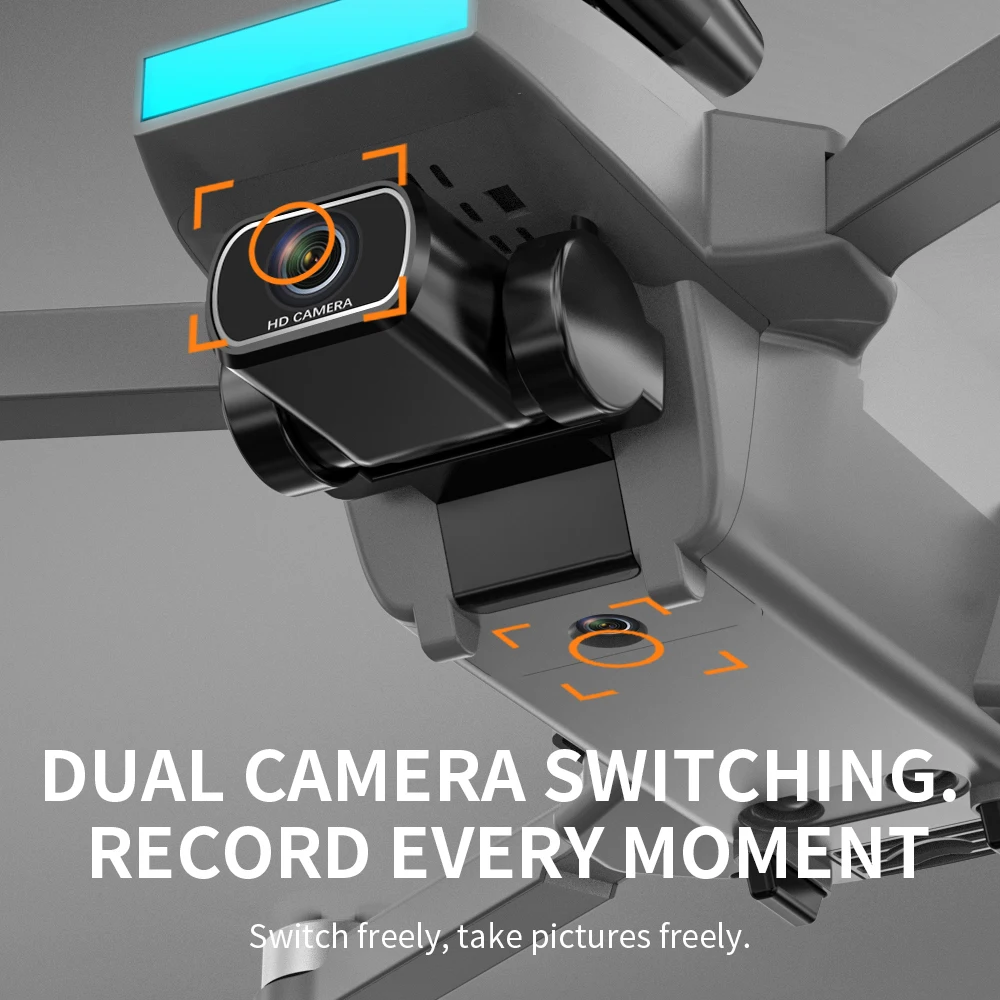 Helicóptero plegable SG107S con cámara Dual 4K HD, Dron con Motor sin escobillas, infrarrojo, cuatro lados, evitación de obstáculos, nuevo - imagen 4