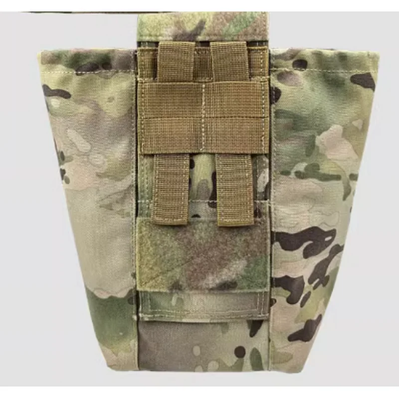 Kit de extensión MOLLE para exteriores, bolsa de reciclaje, bolsa de almacenamiento táctica EMR A-tacs FG Flecktarn personalizable - imagen 4