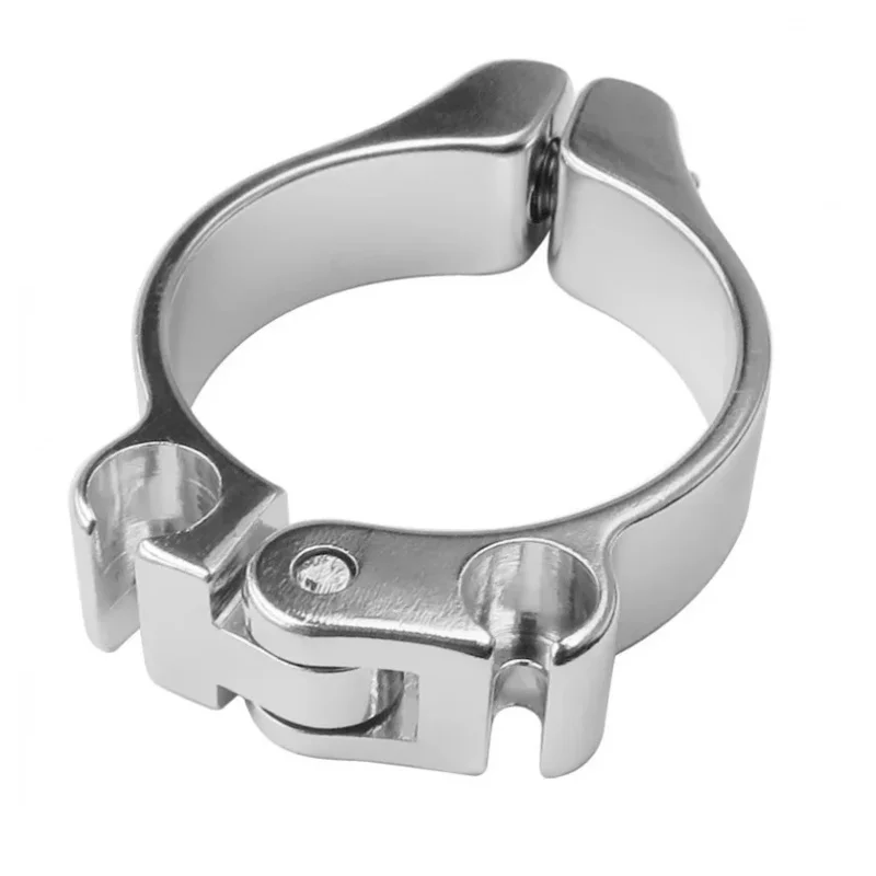 Cambia velocidad freno delantero 28,6/31,8/34,9mm asiento de tope de doble orificio asiento de plomo para desviador delantero colgador de Cable - imagen 2