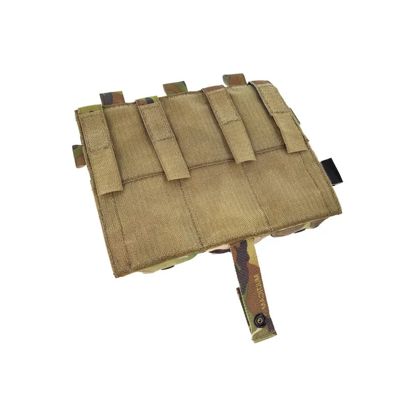 Bolsa táctica M4 Triple para revistas, bolsa Multicam Airsoft Mag para chaleco táctico CP AVS JPC, equipo de bolsa de Panel frontal Molle - imagen 4