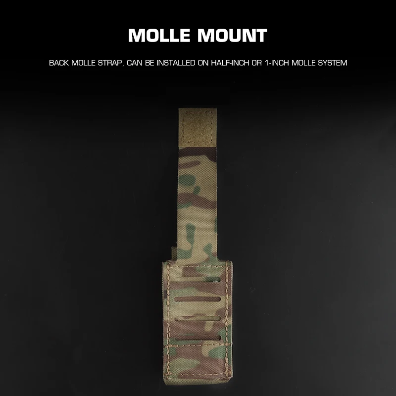 Bolsa magnética para pistola de arco, ultraligera, MOLLE, elástica, 9mm, 40S y W, soporte Universal para revistas, multiherramientas, linternas - imagen 3