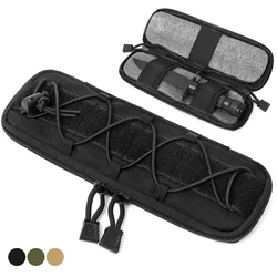 Funda táctica cuchillo nylon EDC con soporte linterna para caza y tiro